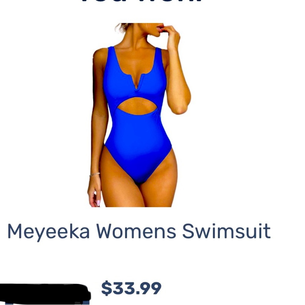 One piece swimsuit